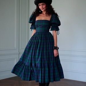 Selkie Scotland Plaid Market Dress XXS